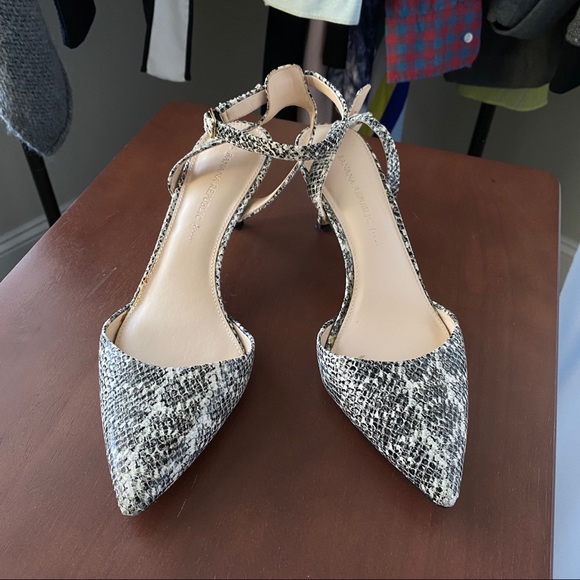 Shoes | Banana Republic Snakeskin Heels 